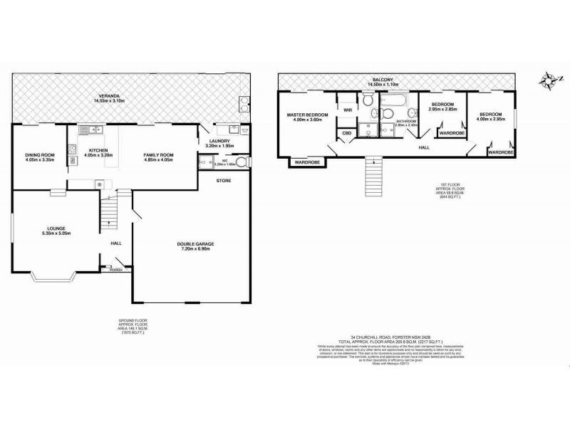 34 Churchill Road, Forster NSW 2428 Floorplan