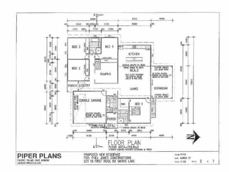 55 First Ridge Road, Smiths Lake NSW 2428 Floorplan