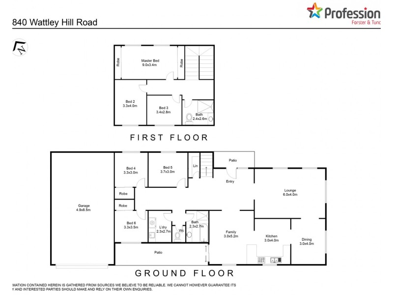 840 Wattley Hill Road, Wootton NSW 2423 Floorplan