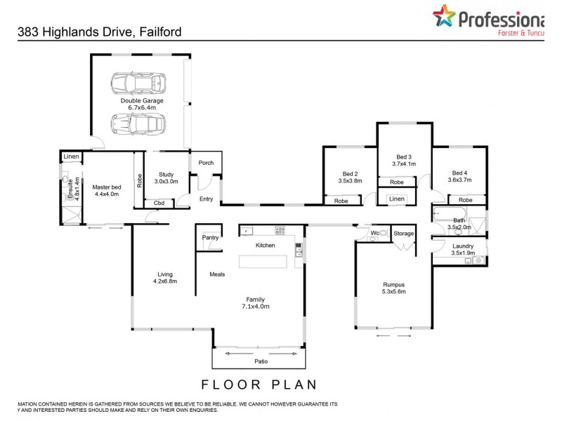383 Highlands Drive, Failford NSW 2430 Floorplan