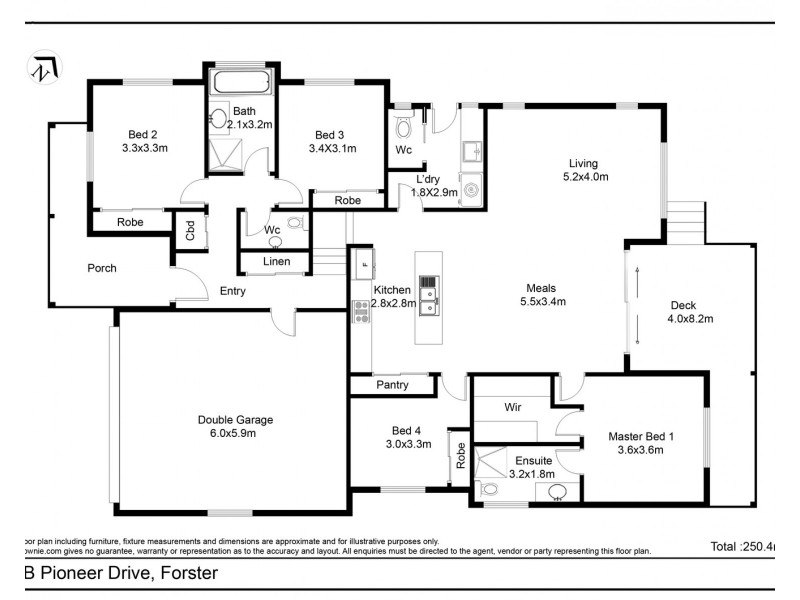 14B Pioneer Drive, Forster NSW 2428 Floorplan