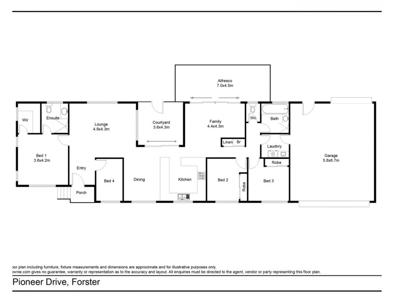 65  Pioneer Drive, Forster NSW 2428 Floorplan