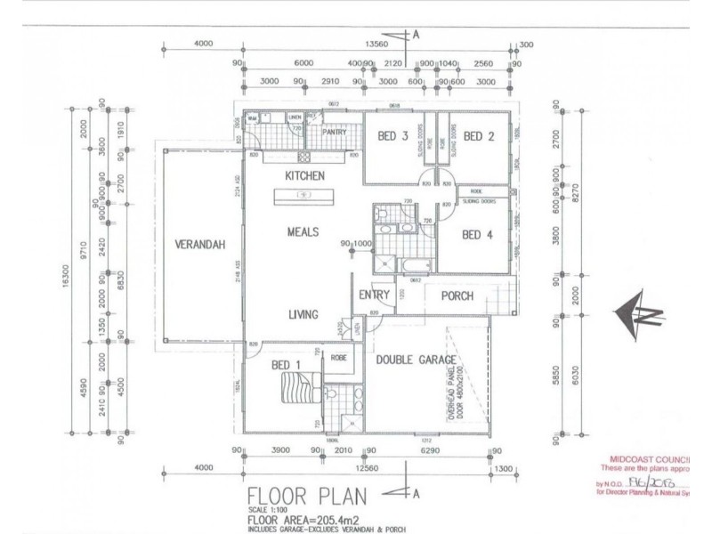 9 First Ridge Road, Smiths Lake NSW 2428 Floorplan