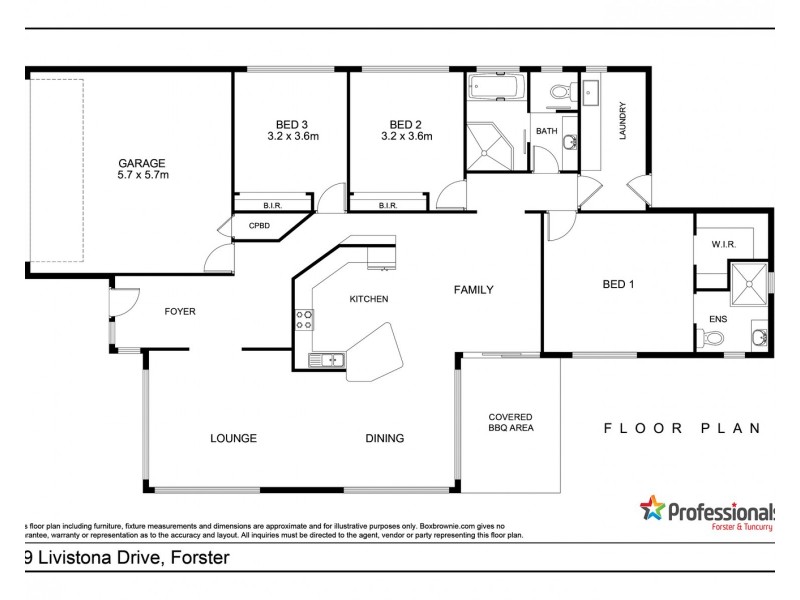 29 Livistona Drive, Forster NSW 2428 Floorplan