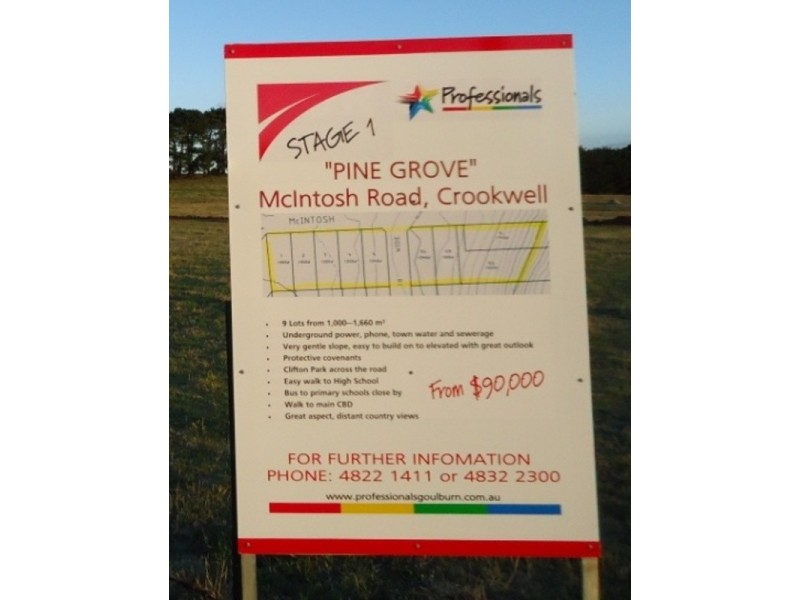 Lot Pine Grove, Lot 4 McIntosh Road, Crookwell NSW 2583