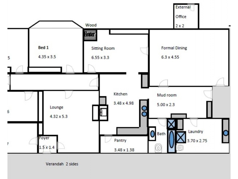 Windemere 4849 Boorowa Road, Crookwell NSW 2583 Floorplan