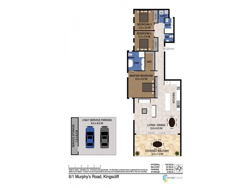 6/1 Murphys Road, Kingscliff NSW 2487 Floorplan