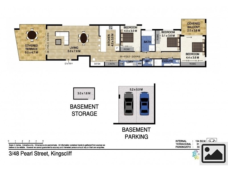 3/48 Pearl Street, Kingscliff NSW 2487 Floorplan