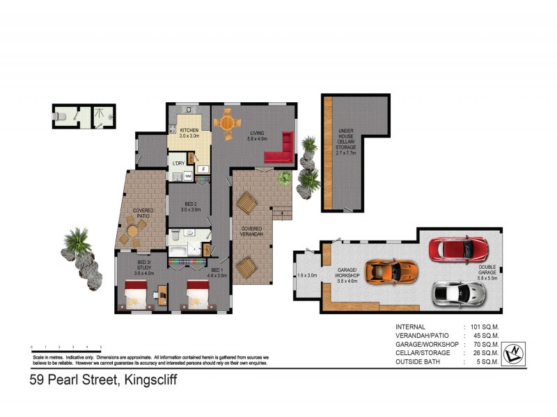 59 Pearl Street, Kingscliff NSW 2487 Floorplan