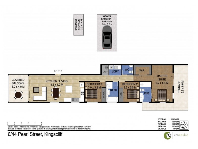 6/44 Pearl Street, Kingscliff NSW 2487 Floorplan