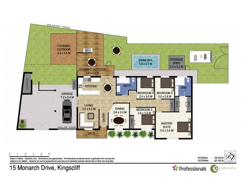 15 Monarch Drive, Kingscliff NSW 2487 Floorplan