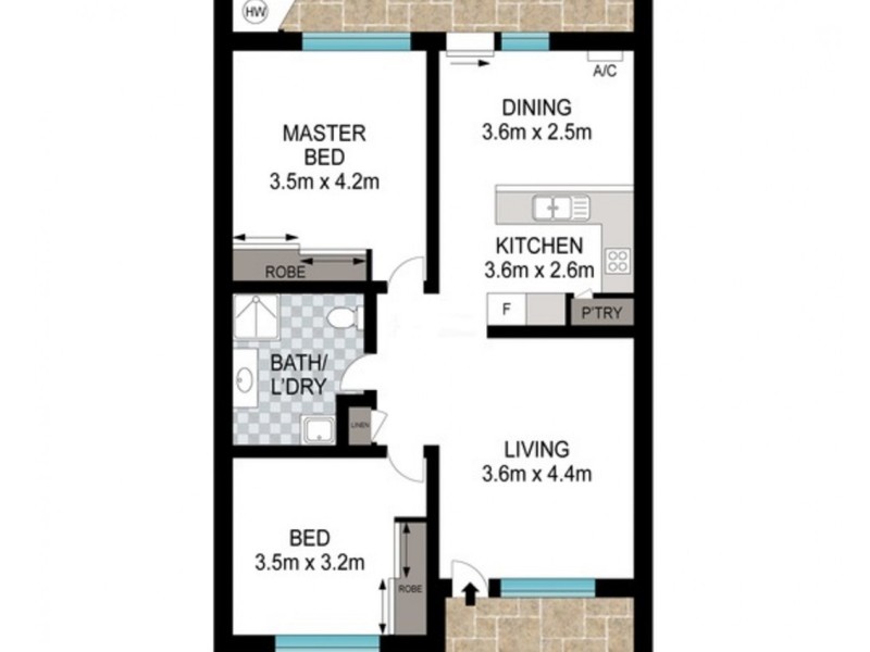16/1-9 Blue Jay Circuit, Kingscliff NSW 2487 Floorplan