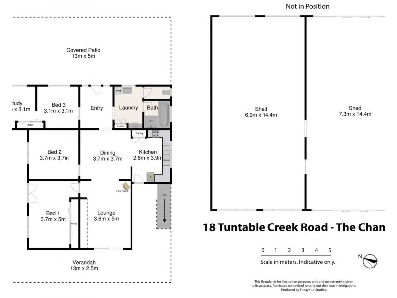 18 Tuntable Creek Road, The Channon NSW 2480 Floorplan