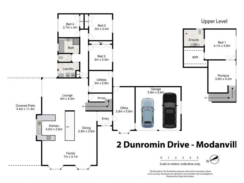 2 Dunromin Drive, Modanville NSW 2480 Floorplan