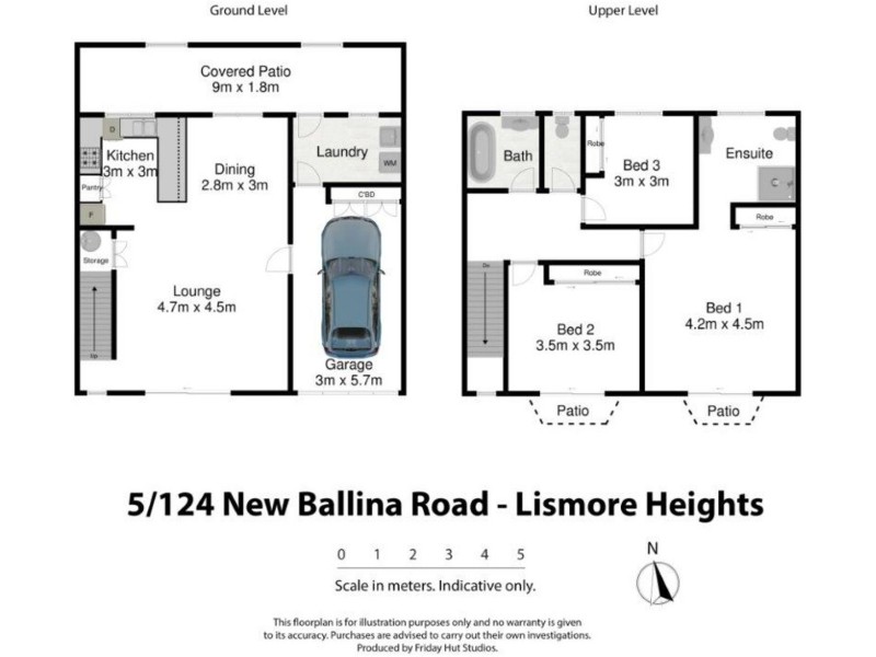 5/124 New Ballina Road, Lismore Heights NSW 2480 Floorplan