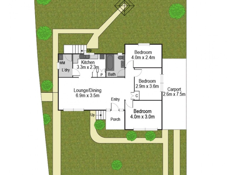 25 Oakeshott Street, Lismore Heights NSW 2480 Floorplan