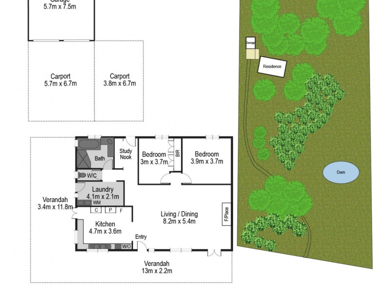194 Quilty Road, Rock Valley NSW 2480 Floorplan