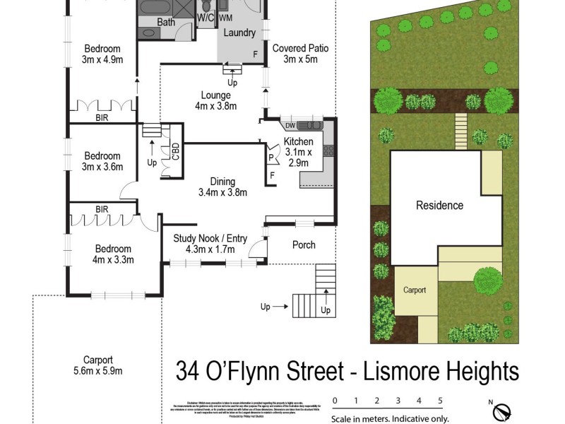 34 OFlynn Street, Lismore Heights NSW 2480 Floorplan