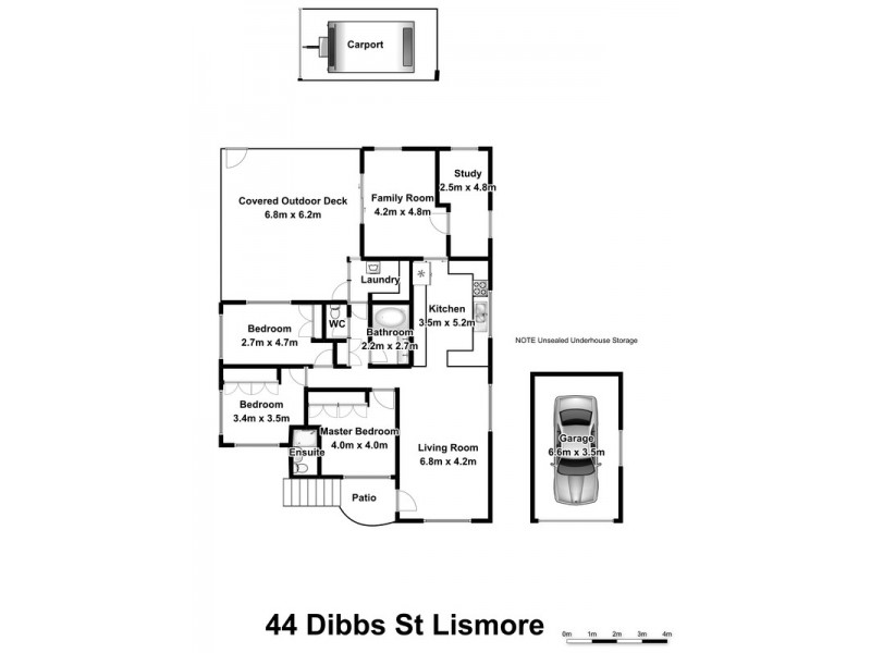 44 Dibbs Street, Lismore NSW 2480 Floorplan