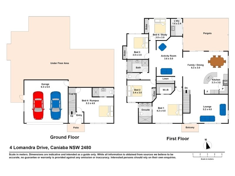 4 Lomandra Avenue, Caniaba NSW 2480 Floorplan