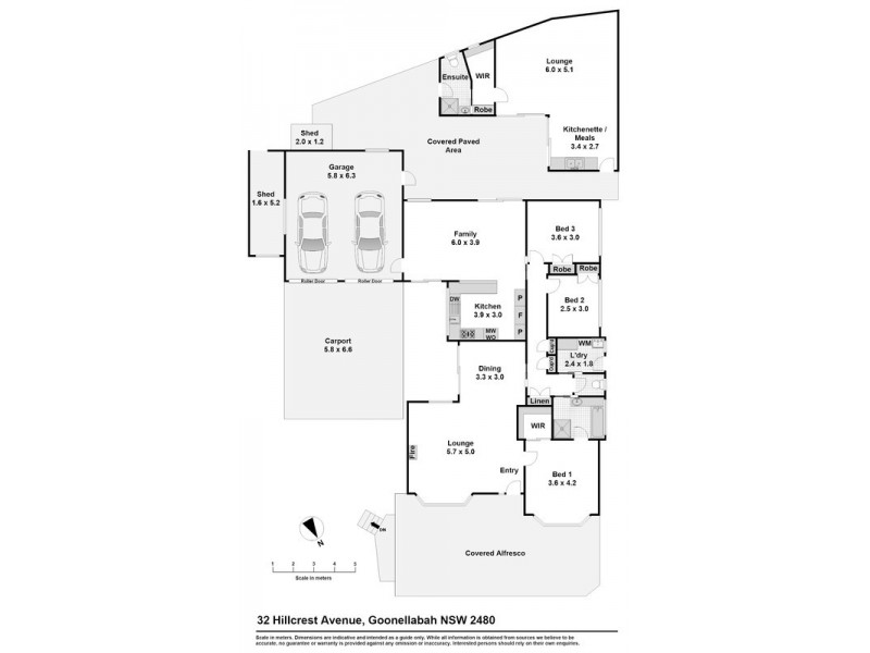 32 Hillcrest Avenue, Goonellabah NSW 2480 Floorplan