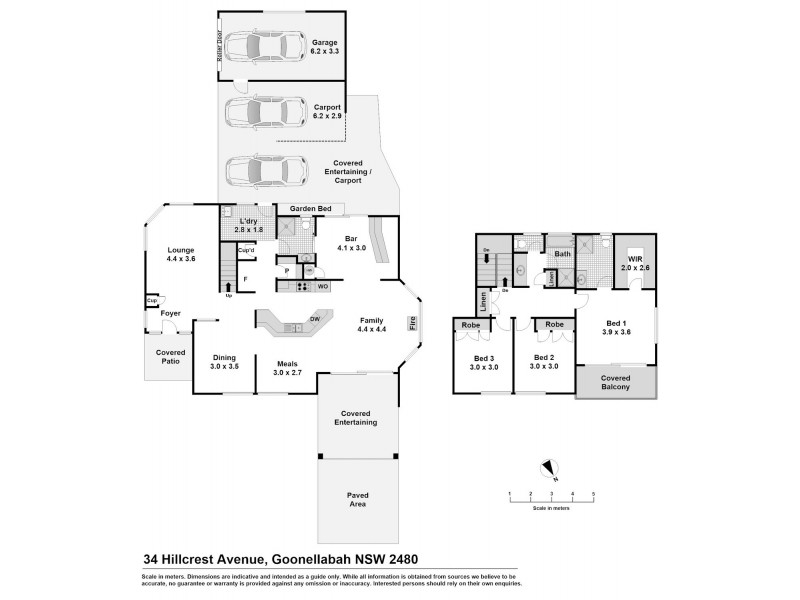 34 Hillcrest Avenue, Goonellabah NSW 2480 Floorplan