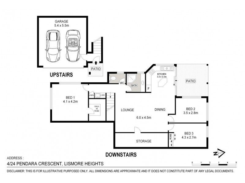 4/24 Pendara Crescent, Lismore Heights NSW 2480 Floorplan