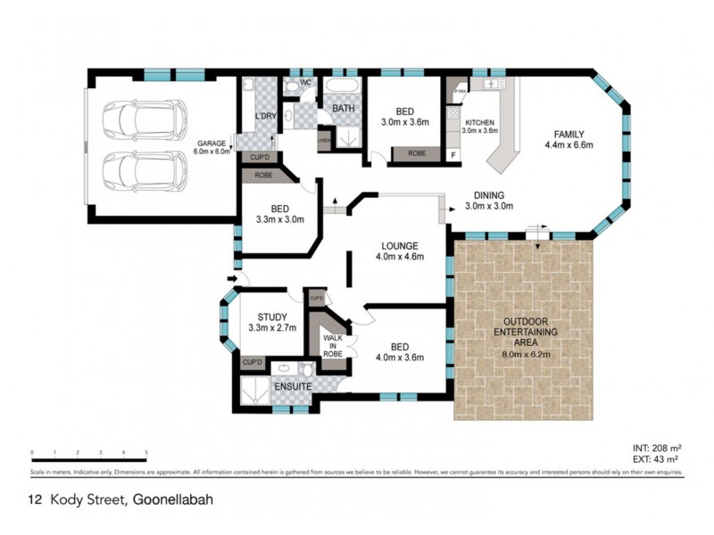 12 Kody Street, Goonellabah NSW 2480 Floorplan