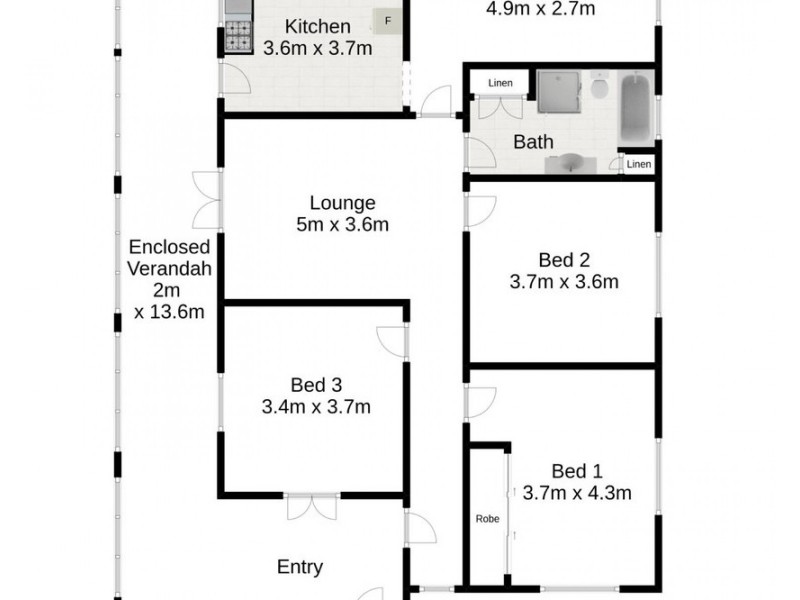 36 Hindmarsh St, Lismore NSW 2480 Floorplan