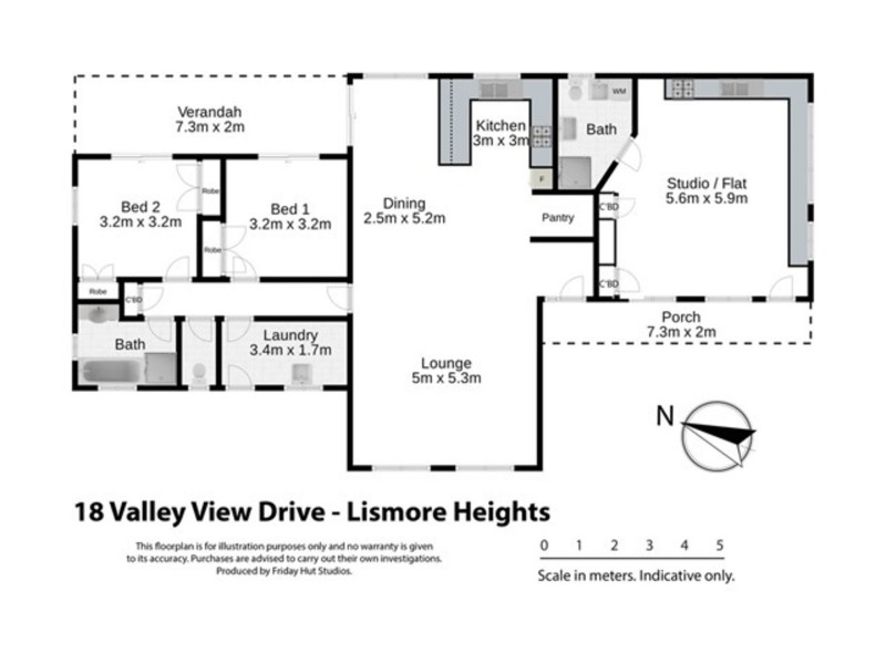 18 Valley View Drive, Lismore Heights NSW 2480 Floorplan
