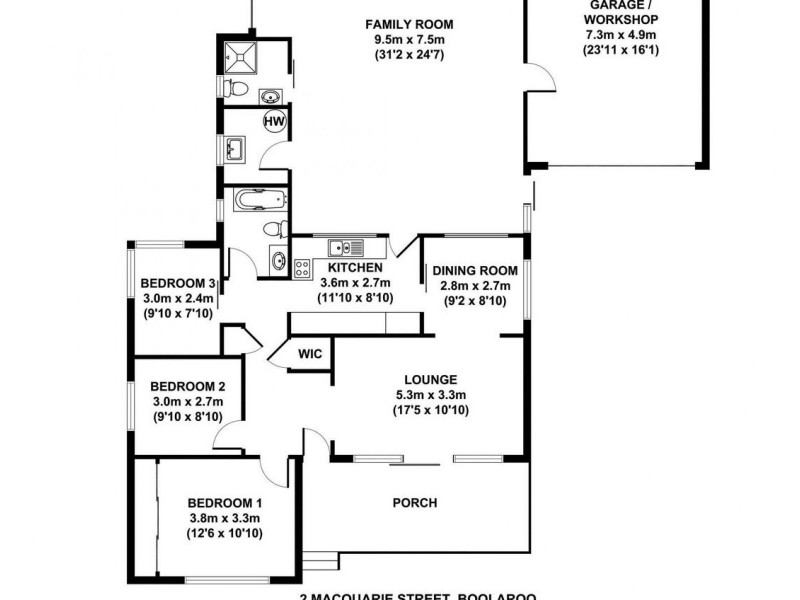 2 Macquarie Street, Boolaroo NSW 2284 Floorplan