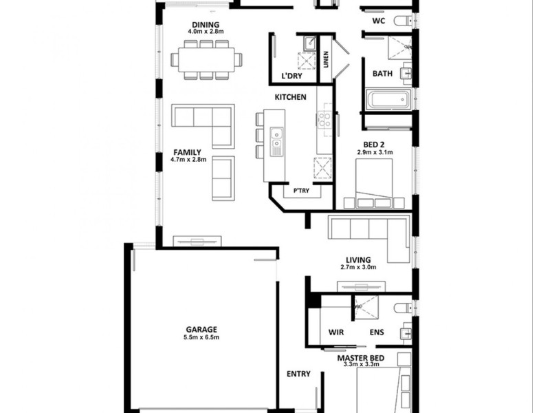 5 Brushworth Drive, Edgeworth NSW 2285 Floorplan