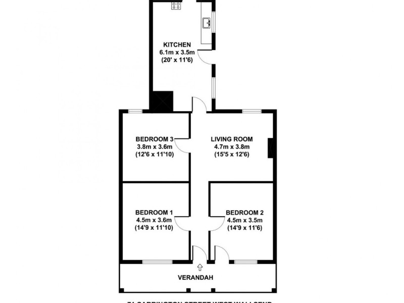 71 Carrington Street, West Wallsend NSW 2286 Floorplan
