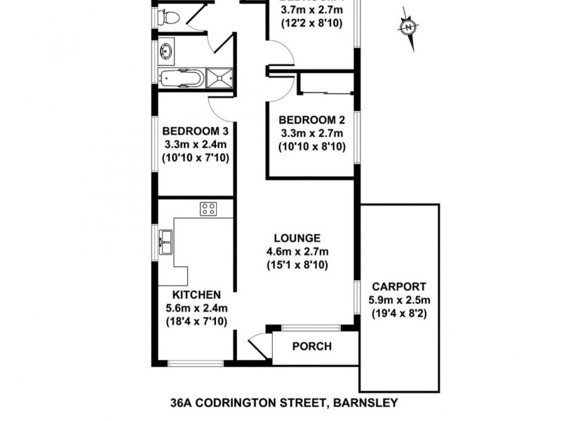 56a Codrington Street, Barnsley NSW 2278 Floorplan