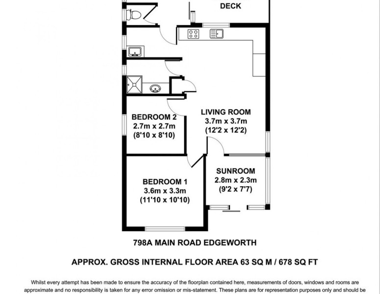 798A Main Road, Edgeworth NSW 2285 Floorplan