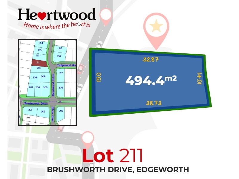 Lot 211 Heartwood Drive, Edgeworth NSW 2285