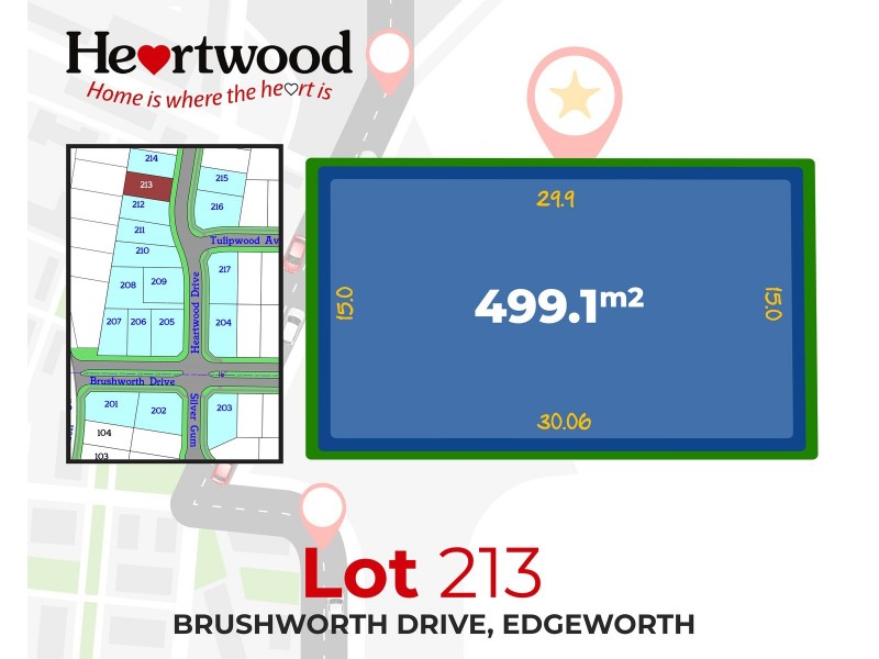 Lot 213 Heartwood Drive, Edgeworth NSW 2285