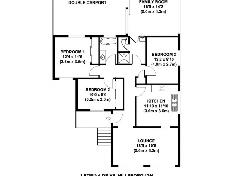 1 Robina Drive, Hillsborough NSW 2290 Floorplan