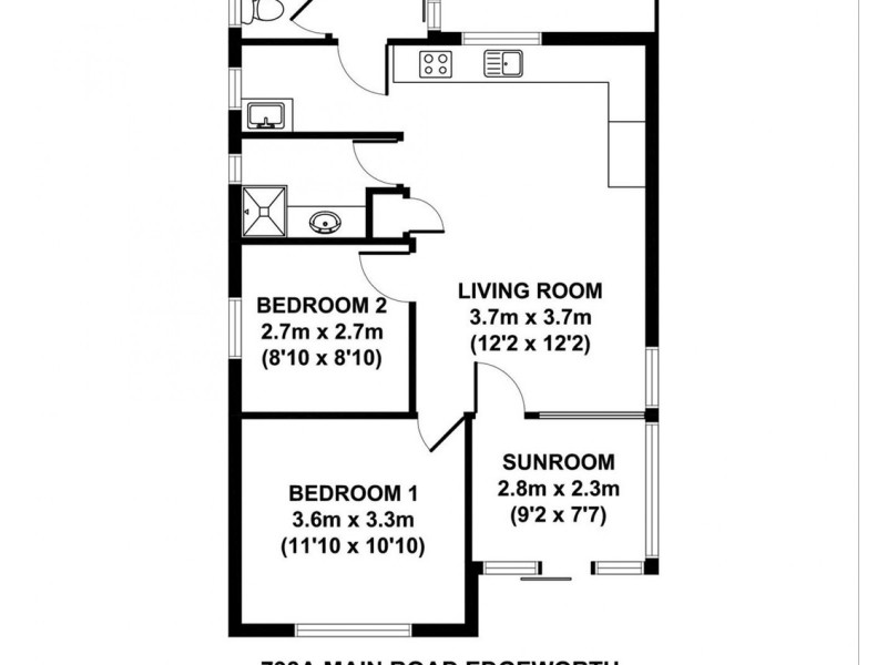 798A Main Road, Edgeworth NSW 2285 Floorplan