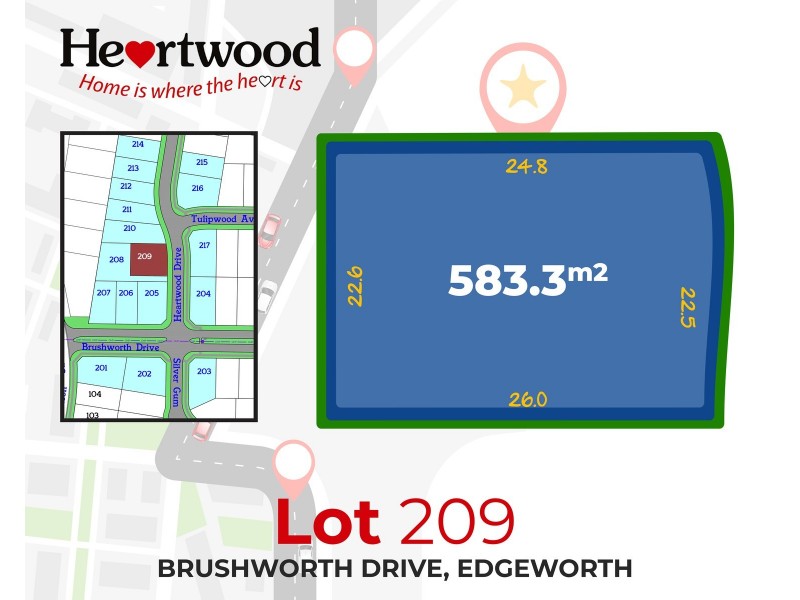 Lot. 209 Heartwood Drive, Edgeworth NSW 2285