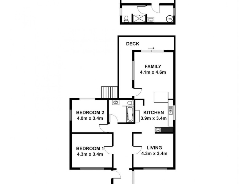1/151 Cardiff Road, Elermore Vale NSW 2287 Floorplan