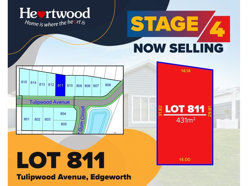Lot lot, 811 Tulipwood Avenue, Edgeworth NSW 2285