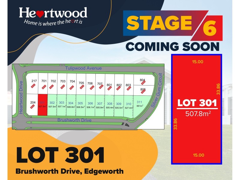 Lot Lot, 301 Brushworth Drive, Edgeworth NSW 2285