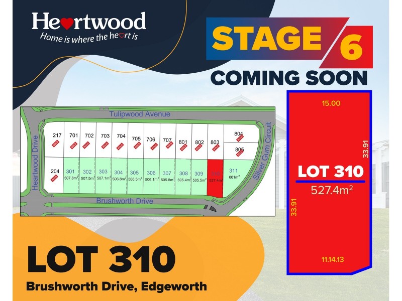 Lot Lot, 310 Brushworth Drive, Edgeworth NSW 2285