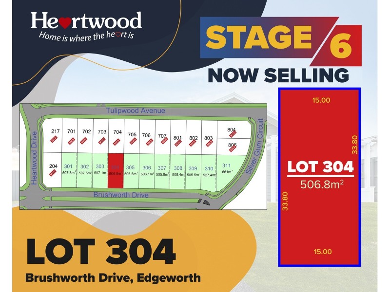 Lot Lot, 304 Brushworth Drive, Edgeworth NSW 2285