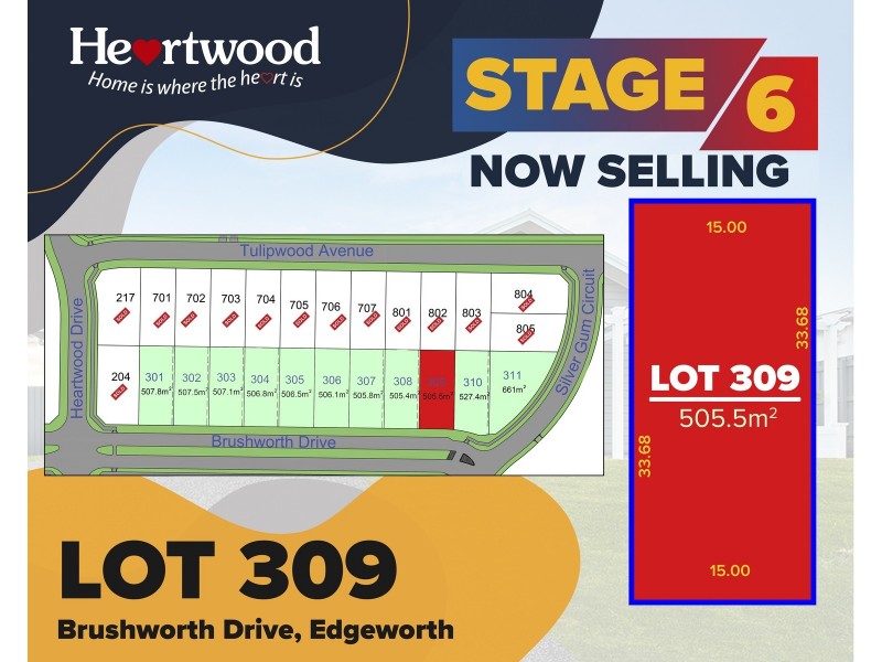 Lot Lot, 309 Brushworth Drive, Edgeworth NSW 2285