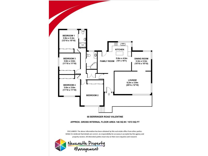 68 Berringar Road, Valentine NSW 2280 Floorplan