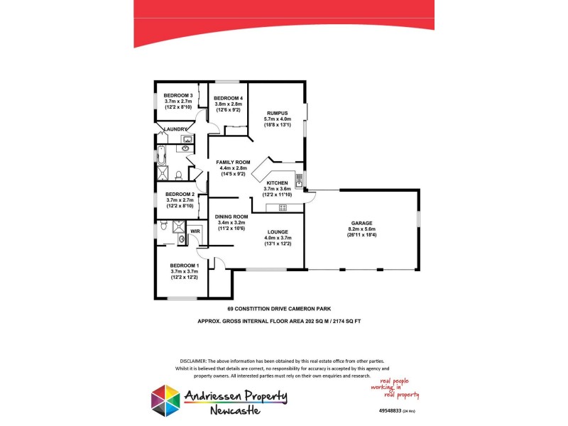 Cameron Park NSW 2285 Floorplan