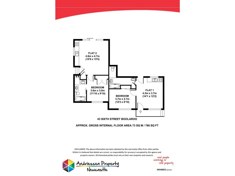 43 Sixth Street, Boolaroo NSW 2284 Floorplan