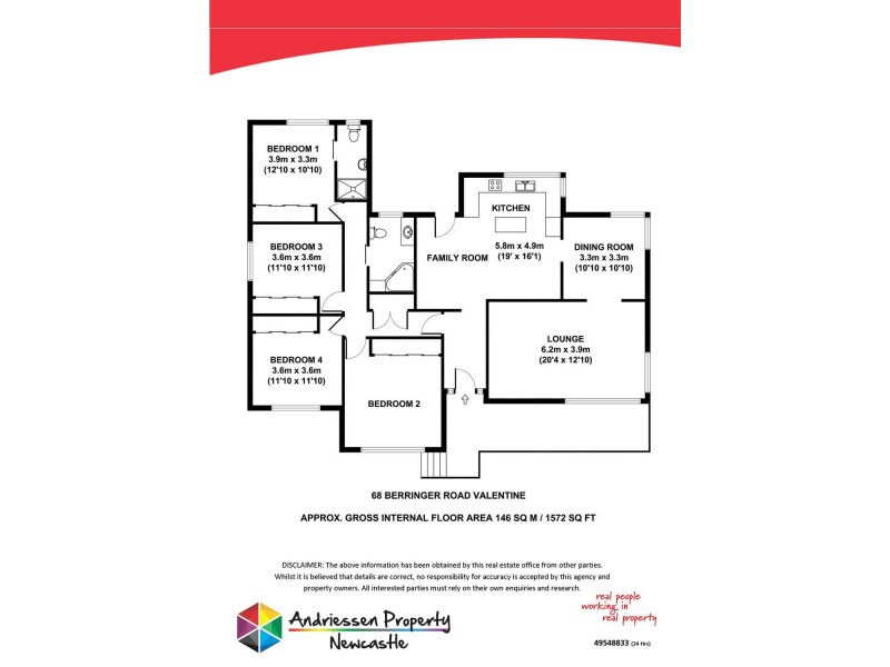 Valentine NSW 2280 Floorplan